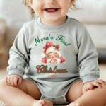 Personalised Adorable Baby 100% Cotton Baby Bodysuit with Name Baby Shower Christmas Gift for Babies Newborns