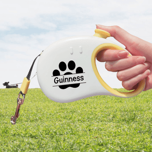 Personalized Paw Dog Leash with Name Outdoor Accessories Pet Party Christmas Birthday Gift for Pet Owners