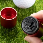 Personalised Monogram Initial Colorful Golf Ball Stamp with Metal Storage Box Golf Accessory Birthday Gift for Golf Player