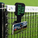 Personalized Multicolour 3D-Printed Magnetic Pickball Tennis Mobile Phone Hook with Text Sport Accessories Gift for Pickleball Tennis Players