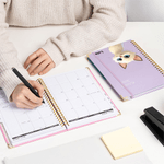 Personalized Multiple 3D Pet Characters 2026 Planner Spiral A5 Notebook with Name and Weekly Monthly Planner Birthday Gift for Pet Lovers Friends