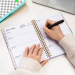 Henkilökohtainen akvarelli kukka 2026 Planner Spiral A5 muistikirja viikoittain ja kuukausittain Planner sivut Syntymäpäivä uusi vuosi lahja tytöille naisille naiset