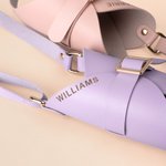 Personalized Engraved Name PU Leather Water Bottle Carrier Holder with Shoulder Strap Christmas Birthday Gift for Her Hiking Camping Lovers