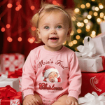 Personalised Adorable Baby 100% Cotton Baby Bodysuit with Name Baby Shower Christmas Gift for Babies Newborns