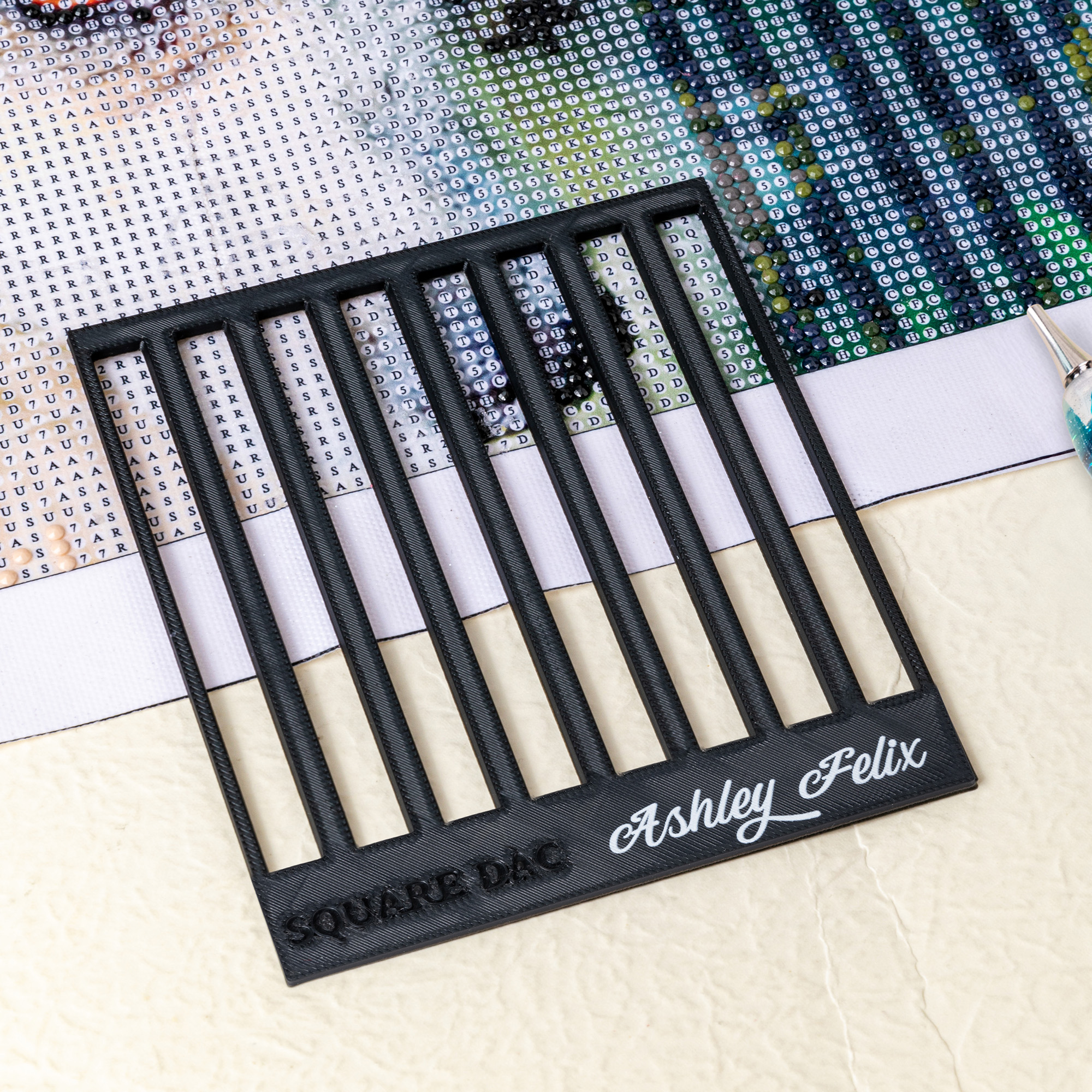 Personalized Multicolor Diamond Painting Ruler with Name Birthday ...