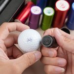 Gepersonaliseerde Golfbalstempel met Monogram en Initialen Inclusief Metalen Opbergdoosje Verjaardagscadeau of Vaderdagcadeau voor Golfers