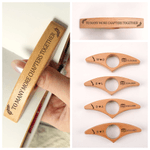 Personalized Minimalist Book Olive Branch Wooden Book Page Holder with Engraved Initial and Date Christmas Birthday Gift for Bookworms Couples