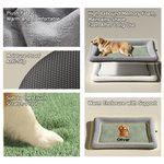 Personalized 3D Cartoon Dog Soft Pet Bed Mat with Name Indoor Outdoor Activities Pet Party Birthday Gift for Pet Owners Lovers