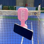 Personalized Multicolour 3D-Printed Magnetic Pickball Tennis Mobile Phone Hook with Text Sport Accessories Gift for Pickleball Tennis Players