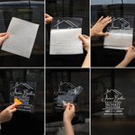 Personalized Realtyist Branding Real Estate Marketing Car Window Decal Sticker Scraper Set with Name Number Website QR Business Team Gift for Agents