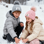Bonnet de bonnet personnalisé avec nom pour animaux rieurs multicolores Accessoires d'hiver Cadeau d'anniversaire de Noël pour garçons filles