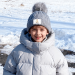 Personalized Cartoon Animals Cute Pom-Pom Soft Knitted Beanie Hat with Name Winter Accessory Birthday Christmas Gift for Boys Girls