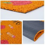 Personalizzato con una matita di mele in finta fibra di cocco e tappetino antiscivolo per la porta con testo Decorazione per la scuola Regalo per la festa dell'insegnante per gli insegnanti