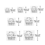 Personalized Realtyist Branding Real Estate Marketing Car Window Decal Sticker Scraper Set with Name Number Website QR Business Team Gift for Agents