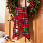 Cascanueces de Navidad Personalizado Faja Corona con Bordado Inicial Decoración para el Hogar Regalo de Navidad para Amigos de la Familia