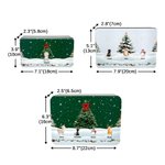 Personalised Cute 1-6 Cartoon Animals Snowflake Food-Grade Metal Biscuit Tin Storage Box with Name Christmas Gift for Family Kids