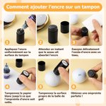 Faites-en Votre Trou en Un – Tampon Balle Golf Personnalisé avec Monogramme Initiale et Nom