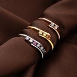 Gepersonaliseerde 1-6 Familie Geboortestenen Ring Kerst Verjaardag Verjaardag Cadeau voor Dochters Moeders Oma's