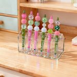 Personalized Glitter Beaded Ballpoint Sorority Pens with Name and Year Set of 2 Big Little Gifts for Sorority Members