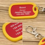 Personalized Multicolor Name ID Horse Emergency Tag with Text Horse Harness Decor Birthday Gift for Horse Owners