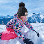 Personalized Cartoon Character Cute Pom-Pom Soft Knitted Beanie Hat with Name Winter Accessory Birthday Gift for Boys Girls