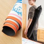 Gepersonaliseerde Chinoiserie Pagoda Bloemen Ontwerp Antislip Mahjong Mat met Letters en Opbergtas Mahjong Accessoire Verjaardagscadeau voor Mahjong Liefhebbers