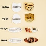 Personalized Oval Pet Portrait Photo Hair Clip Barrettes Cute Hair Accessory Birthday Christmas Gift for Girl Friend Mother