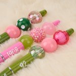Personalized Glitter Beaded Ballpoint Sorority Pens with Name and Year Set of 2 Big Little Gifts for Sorority Members