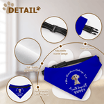 Personalized Christmas Plaid 3D Cute Cartoon Dog Cat Adjustable Pet Bandana with Name and Text Birthday Christmas Gift for Pet Owners