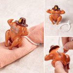 Personalized Cute Resin Turkey Wishbone Napkin Ring with Name and Text Table Decor Thanksgiving Day Gift for Family