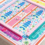 Gepersonaliseerde Chinoiserie Pagoda Bloemen Ontwerp Antislip Mahjong Mat met Letters en Opbergtas Mahjong Accessoire Verjaardagscadeau voor Mahjong Liefhebbers