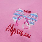 Personnalisé Infirmière en réanimation, noeud brodé, Stethoscope, T-shirt, sweat-shirt à capuche avec fermeture éclair et nom Cadeau de la journée des infirmières pour le personnel médical