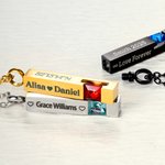 Personalizado 1-4 Lados Grabado Cenizas Urna Bar Collar con Piedra de Nacimiento y Texto Cremación Joyería Memorial Regalo para Ella Él