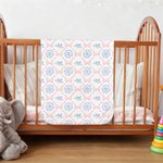 Couverture de Nid d'ange Rose Personnalisée avec Texte Douceur de Douche de Bébé Fille Cadeau de Photographie pour Bébé Nouveau-né