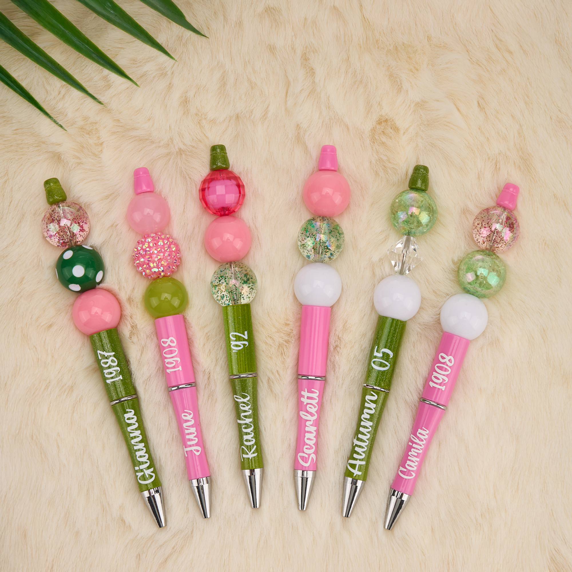 Stylos à bille personnalisés avec nom et année Lot de 2 petits cadeaux pour les membres de l'association