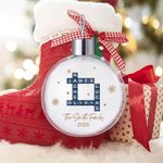 Henkilökohtainen lumihiutale ristisanatehtävä Art akryyli joulu pallo koriste teksti ja vuosi koti puu sisustus joululahja perheelle ystäville