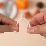 Personalized Cute Resin Turkey Wishbone Napkin Ring with Name and Text Table Decor Thanksgiving Day Gift for Family