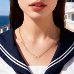 Collana personalizzata con nome di nave da crociera Gioielli delicati Regalo di compleanno di viaggio e anniversario per donne ragazze marinai