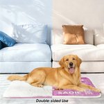 Personalized Multicolor 3D Cartoon Dog Cat Soft Pet Mat with Name Pet Birthday Adoption Anniversary Christmas Gift for Pet Lovers Owners