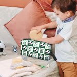 Personalized Basketball Football Sport Check Portable Toiletry Bag with Name and Handle Travel Accessory Game Day Birthday Gift for Sports Lover