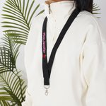 Personalized Apple Design ID Badge Lanyard with Embroidered Text Appreciation Teacher's Day Gift for Teacher