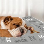 Personalized Multicolor 3D Cartoon Dog Cat Soft Pet Mat with Name Pet Birthday Adoption Anniversary Christmas Gift for Pet Lovers Owners