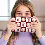 Personalized Basketball Football Sport Check Portable Toiletry Bag with Name and Handle Travel Accessory Game Day Birthday Gift for Sports Lover