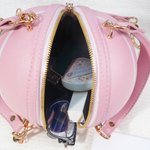 Bolsa esférica personalizada estilo baloncesto con inicial Uso diario deportivo Día del partido Regalo de Navidad para chica amante del baloncesto