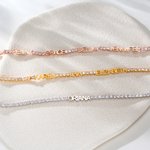 Personalized Simple Multiple Name Tennis Bracelet Dainty Jewelry Mother's Day Birthday Anniversary Gift for Women Tennis Lover