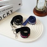 Personalized Apple Design ID Badge Lanyard with Embroidered Text Appreciation Teacher's Day Gift for Teacher