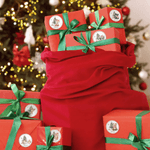 Personalized Cute Cartoon Forest Animals Christmas Countdown Waterproof Stickers with Name Gift Decoration Christmas Gift for Boys Girls