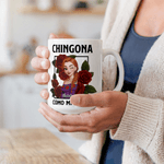 Personalized Rose 3D Style Character Clipart 11 oz 15 oz Ceramic Coffee Mug with Name Daily Use Home Decor Anniversary Birthday Gift for Mother Wife