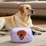 Bolsa personalizada impermeable con foto de gato o perro bordada y bandolera ajustable regalo de cumpleaños para amantes de mascotas