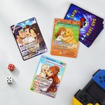 Personalized Funny Classic TCG Poke Card with Photo Glitter Family Game Card Celebrating Graduation Card Birthday Gift For Women Men